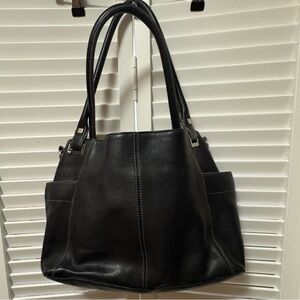 Alfani Black Leather Handbag